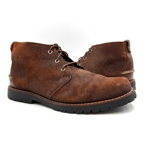Timberland Lace Up Suede Leather Waterproof Chukka Ankle Boots Men Size 9.5